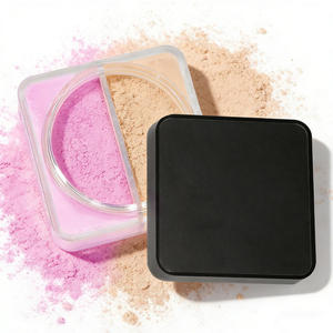 Maquillaje al por mayor: <span class=keywords><strong>Polvo</strong></span> fijador suelto 2 en 1 de flor de cerezo, fácil de aplicar, de dos colores, resistente al agua y de larga duración. - Product Image 1
