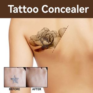 Eelhoe Cover up illuminante bicolore scatola correttore crema Ce su misura cicatrici del tatuaggio macchie impermeabili adulti 29g - Product Image 3