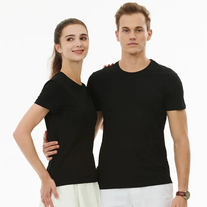 Oem Mens Fashion Blank Dyed Slim Fit Custom 100% Pima Cotton T-shirt