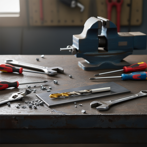 Broca helicoidal HSS de 3.4 mm y 70 mm de longitud con cabeza recubierta de TiN para perforación de metal - Product Image 3