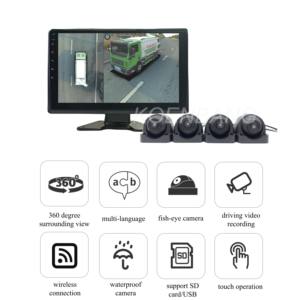 Système de caméra 360 degrés pour bus, autoradio multimédia, boîte noire, <span class=keywords><strong>image</strong></span> surround 3D, caméra 360 degrés pour voiture et camion - Product Image 2