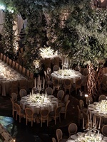 Ensemble de table et chaises de luxe pour restaurant commercial, hôtel, traiteur, salle de réception, cafétéria, mariage et banquet