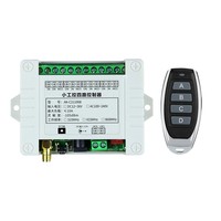 Commutateurs de télécommande DC12V DC24V commutateur sans fil intelligent 4CH électronique relais RF 12V Code d'apprentissage 433mhz
