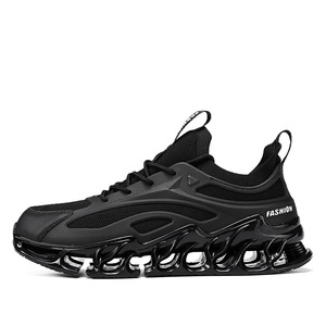 Zapatillas deportivas de baloncesto para hombre, transpirables, de malla, con absorción de impactos y suela gruesa - venta al por mayor transfronteriza - Product Image 5