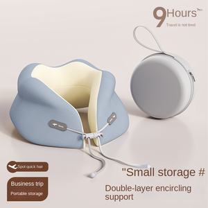 ZGBROTHERS YD-MF111 Nueva Almohada de Viaje Portátil de Otoño con Espuma Viscoelástica de Rebote Lento en Forma de U, 400 Hilos, para Avión - Product Image 2