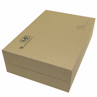 Cajas de Regalo Personalizadas al por Mayor, Color Marrón Champán, para Whisky y Vino, con Inserto de Esponja