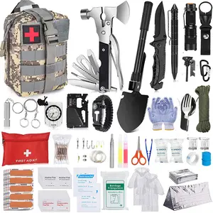 Bug Out Bag SOS Tactical First Aid Kit d'urgence en plein air Survival Gear Survival Kit