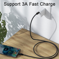Câble USB 3.0 Type C tressé en nylon Schitec, livraison rapide, 3A, charge rapide, synchronisation des données, câble USB C pour appareil mobile