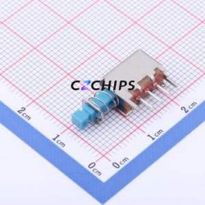 PS-12E05 Pushbutton Switch Switch ( Circuit Structure: 1P2T )( Operating Lifespan: 100000 )( Switch Height: 8.3mm ) - Product Image 1