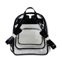 Sac à dos transparent pour enfants sac à dos en pvc transparent petit sac à dos en plastique transparent approuvé par le stade