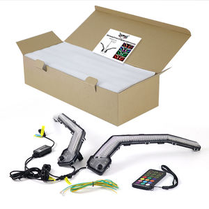 <span class=keywords><strong>X3</strong></span> Fang Lights RGB Conjunto de luz de firma delantera Iluminación DRL Compatible con <span class=keywords><strong>Can</strong></span> <span class=keywords><strong>Am</strong></span> <span class=keywords><strong>Maverick</strong></span> <span class=keywords><strong>X3</strong></span> XDS XRS Max Turbo R 2017-24 - Product Image 6