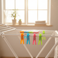 Pinzas de Ropa de Plástico Resistentes de 7.4 cm para Uso Comercial - Pedido al por Mayor para Distribuidores