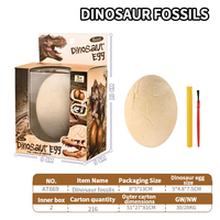 Kit d'excavation d'œufs de dinosaures mystères géants, cadeaux de Noël pour garçons et filles, remplisseurs de paniers de Pâques, fournitures pour fêtes