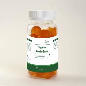 Gummies énergétiques végétaliennes sans sucre, pré-entraînement, à la créatine, compléments vitaminiques, vente en gros, OEM, marque privée - Product Image 1