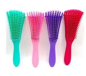 Beauty Haarbürste Glatthaar-Massagebürste für fluffiges, lockiges Haar, Oktopus-Stylingbürste für einen glatten Haaransatz - Product Image 4