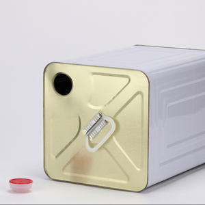 JT 20L Metal Square Paint Tin Can With Plastic Lid For Paint Packaging
