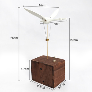 Ornamento Cigno <span class=keywords><strong>Bianco</strong></span> in Legno Massello Fatto a Mano, Senza Musica, Decorazione da Scrivania Creativa <span class=keywords><strong>e</strong></span> Dinamica, Giocattolo per Bambini <span class=keywords><strong>e</strong></span> Regalo Perfetto per Compleanni/Festività - Product Image 3