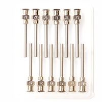 Pas cher 1 pouce en acier inoxydable distributeur aiguille 8G-30G vente en gros usine pointe émoussée métal aiguille industrielle