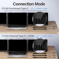 Écran d'extension double pour ordinateur portable S10Pro 14 pouces FHD 1080P IPS léger et pliable, triple affichage, Plug & Play, vente en gros directe usine