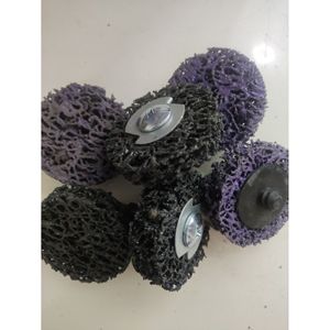 Disco de pulido de diamante no tejido de 2 pulgadas, 0,188 pulgadas de grosor, para amoladora angular, eliminación de óxido, color morado y negro - Product Image 2