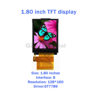 Pantalla LCD TFT original QZ BOM nueva de 1.77 pulgadas, pantalla TFT a color de 1.8 pulgadas con puerto paralelo, 128x160, controlador ST7735 - Product Image 2