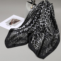 Écharpe en satin de haute qualité pour femme, effet soie, couleurs vives, foulard élégant pour la tête, le cou et les cheveux, bandana carré 90x90cm OEM/ODM