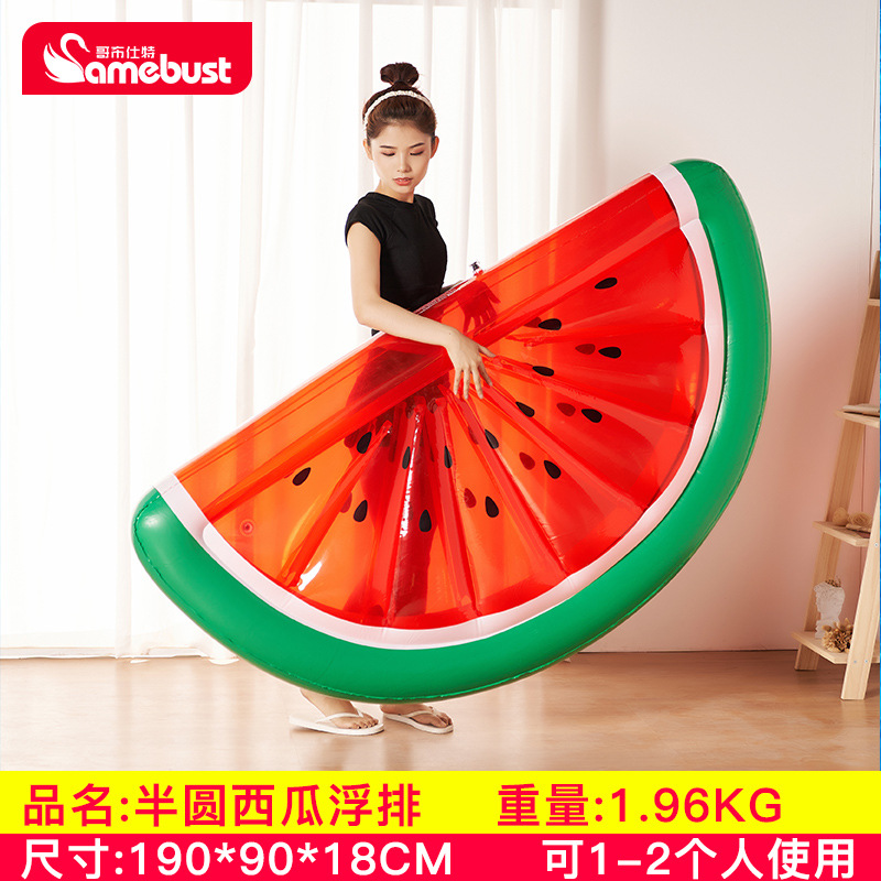 Balsa flotante de media sandía