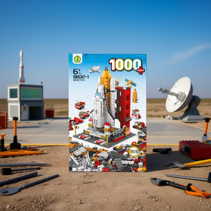 Space Shuttle Building Set 1000 Pieces 6 In 1 <b>Model</b> For Kids Age 6 Plus - Product Image 3