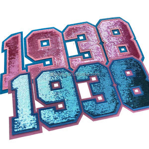 Carino blu e rosa Jack e Jill ciniglia Patch paillettes 1938 Jack e Jill of America Inc ferro su ricamo Patch per giacca - Product Image 3