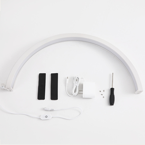 Luz LED <span class=keywords><strong>para</strong></span> manicura, lámpara de media luna giratoria de 360 grados, soporte de luz regulable de 45W, lámpara de pie, equipo de belleza <span class=keywords><strong>para</strong></span> tatuajes de uñas - Product Image 4