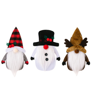 Los nuevos artículos de decoración navideña de Haobei incluyen juegos de cubiertos con forma de gnomo, muñecos <span class=keywords><strong>navideños</strong></span>. - Product Image 1