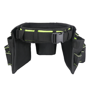 Bolsa de cintura ajustable <span class=keywords><strong>Portaherramientas</strong></span> magnético Cinturón duradero para hombres Carpinteros y artesanos HL008 con logotipo OEM y de goma - Product Image 3