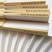 Éventail à main en bois de bambou avec logo personnalisé Grands éventails en bois pliants Antique peint de mariage Modèle de sport ange Décoration de la maison