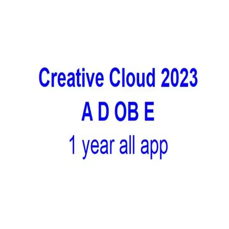 adob e creative clount מנוי לשנה 2024 גרסה אחרונה AC ענן מנוי לשנה כל האפליקציות למחשב/Mac כינים מקוריות מקוריות