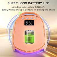 Lampe à ongles sans fil 96W à réflexion miroir, lampe UV rechargeable 5200mAh, lampe LED pour le séchage des ongles avec 4 réglages de minuterie