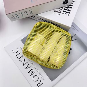 Sac en nylon à fermeture éclair en maille style Dopamine, sac de rangement cosmétique, porte-monnaie portable, petit et tendance - Product Image 3