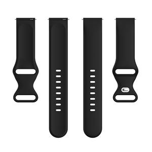 Correa de reloj de silicona con hebilla de mariposa de 22mm y 20mm para Amazfit Active/ GTS4 Mini/<span class=keywords><strong>bip3</strong></span> <span class=keywords><strong>Pro</strong></span>/Samsung Galaxy Watch 5 - Product Image 4