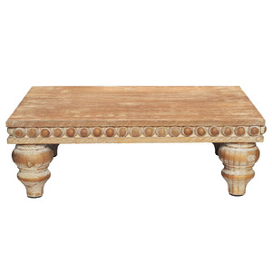 Elevador de exhibición de soporte de bandeja decorativa-Decoración de bandeja escalonada de madera para uso en Mesa - Product Image 5