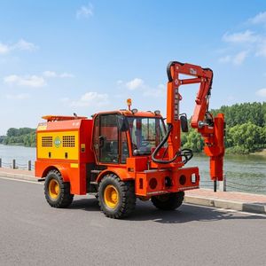 Podadora de Árboles Hidráulica Autopropulsada Diésel de Alta Resistencia JINKE, de Largo Alcance para Cortar Ramas Altas y Vegetación en Carreteras - Product Image 1