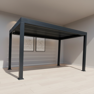 Abri de jardin <span class=keywords><strong>extérieur</strong></span> avec auvent imperméable et <span class=keywords><strong>moustiquaire</strong></span> pour les barbecues et les fêtes dans la cour - Product Image 1