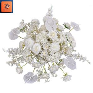 <span class=keywords><strong>Serie</strong></span> de flores de rosas artificiales de color personalizado para decoración de fondo para Halloween Día del Padre Día de San Valentín y graduación - Product Image 5