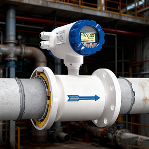 Kfbest Tùy Chỉnh Hóa Chất Nước DN150 Điện Từ Lưu Lượng Kế Chống Ăn Mòn Độ Chính Xác Cao Cơ Khí Đo Lưu Lượng - Product Image 1