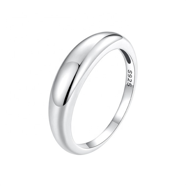 Youchuang High Quality Classic Cheap Minimalist Hand Ring Wholesale Hiphop Couple Fine Jewellery Woman 925 Sterling Silver Rings