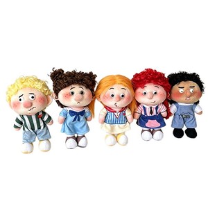 Muñeca de Peluche Afro-Crepona de Dibujos Animados al por Mayor, con Embalaje en Bolsa de Malla de Poliéster, Colgante Encantador, Pequeño Regalo Promocional - Product Image 1