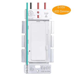 Nos estándar ETL en alta calidad 0-10V 125V 15A 3 LED Dimmer interruptor regulador de manuel - Product Image 6