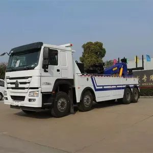 Хорошее качество, вращающийся буксировочный грузовик Howo 8*4, тяжелый тягач-эвакуатор