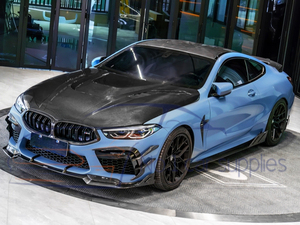 Kit de 6 Piezas de Rejillas de Ventilación Delanteras de Fibra de Carbono Seca CMST para <span class=keywords><strong>M8</strong></span> F91 F92 F93 2018-2022, Mejora de Refrigeración, Acabado Exterior - Product Image 3