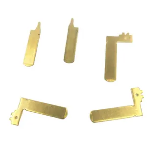 Reida Oem Aangepaste Elektrische Connector Messing Metalen Stempelen Producten Platte Tab Terminal Stempelen Onderdelen