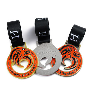 Médaille en alliage de zinc en métal d'usine Médaille de <span class=keywords><strong>boxe</strong></span> de conception personnalisée Jiu Jitsu Muay Thai Dragon Lion Médailles de récompense de compétition sportive - Product Image 3