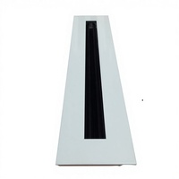 Diffuseur d'air à fente linéaire, grille de plafond à simple ouverture pour systèmes CVC, design moderne